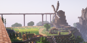 A picture of Windownia as seen from Fort Shagogbot